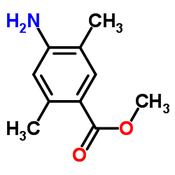 4-氨基-2,5-二甲基苯甲酸甲酯结构式