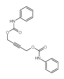 2-Butyne-1,4-diol,1,4-bis(N-phenylcarbamate)结构式