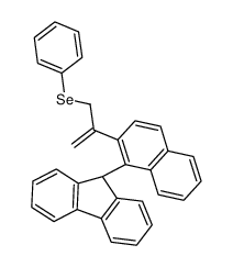 ap-1-(9-fluorenyl)-2-(1-(phenylselenomethyl)ethenyl)naphthalene结构式