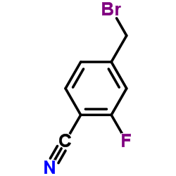 4-(Bromomethyl)-2-fluorobenzonitrile Structure