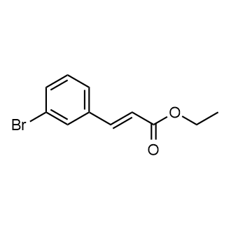 3-(3-溴苯基)丙烯酸乙酯结构式