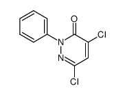 2-Phenyl-4,6-dichloropiridazin-3-(2H)-one Structure