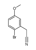 2-(2-溴-5-甲氧基苯基)乙腈结构式