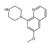 6-methoxy-8-piperazin-1-ylquinoline结构式