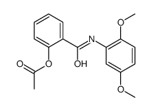 2-(2,5-二甲氧基苯基氨基甲酰)乙酸苯酯结构式