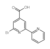 6-溴-[2,2-联吡啶]-4-羧酸结构式