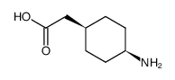 (cis-4-amino-cyclohexyl)-acetic acid Structure