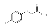 (4-氟苯基硫)丙酮结构式