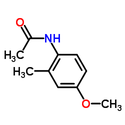 2-乙酰氨基-5-甲氧基甲苯结构式