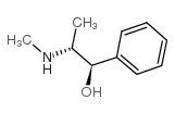 (-)-Pseudoephedrine structure