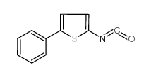 5-苯基-2-噻吩基异氰酸酯结构式