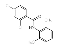 2,4-dichloro-N-(2,6-dimethylphenyl)benzamide结构式