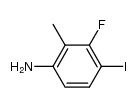 3-FLUORO-4-IODO-2-METHYLANILINE结构式