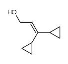 3,3-dicyclopropylprop-2-en-1-ol结构式