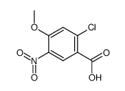 2-Chloro-4-methoxy-5-nitro-benzoic acid Structure