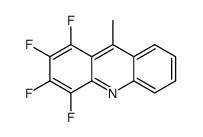 1,2,3,4-tetrafluoro-9-methylacridine结构式