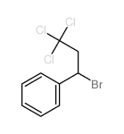 (1-bromo-3,3,3-trichloro-propyl)benzene结构式