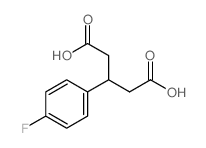 3-(4-氟苯基)戊二酸结构式