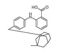 2-[4-[(3-methyl-1-adamantyl)methyl]anilino]benzoic acid结构式