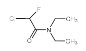N,N-二乙基氯氟乙酰胺结构式
