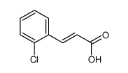 3-(2-Chlorophenyl)acrylic acid结构式