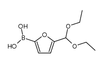 5-(Diethoxymethyl)-2-furylboronic acid结构式