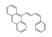 9-(4-phenylbuta-1,3-dienyl)anthracene结构式