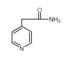 4-吡啶乙酰胺结构式