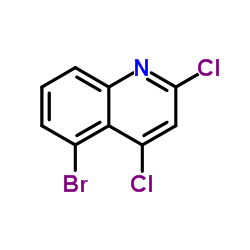 5-溴-2,4-二氯喹啉结构式