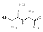 H-Ala-Ala-NH2 · HCl Structure