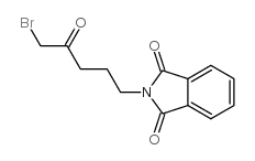 2-(5-溴-4-氧代戊基)-1H-异吲哚-1,3(2H)-二酮结构式