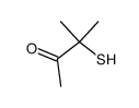 3-mercapto-3-methyl-2-butanone Structure
