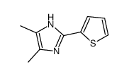 4,5-Dimethyl-2-(2-thienyl)-1H-imidazole Structure