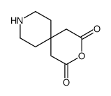 3-oxa-9-azaspiro[5.5]undecane-2,4-dione Structure