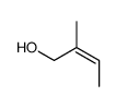 2-Buten-1-ol, 2-Methyl-, (2E)-结构式