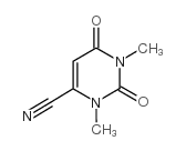 1,3-二甲基-6-氰基尿嘧啶结构式