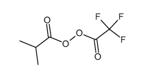 Peroxide, 2-methyl-1-oxopropyl trifluoroacetyl (9CI) Structure