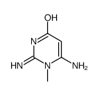 2,6-diamino-1-methylpyrimidin-4-one Structure