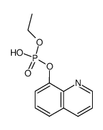 phosphoric acid ethyl ester quinolin-8-yl ester Structure