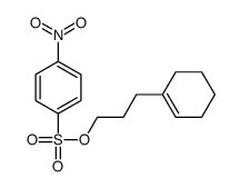 3-(cyclohexen-1-yl)propyl 4-nitrobenzenesulfonate结构式