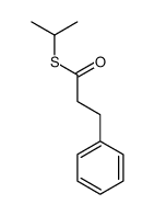 S-propan-2-yl 3-phenylpropanethioate Structure
