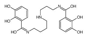 N(1),N(8)-bis(2,3-dihydroxybenzoyl)spermidine结构式