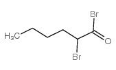 2-bromohexanoyl bromide Structure