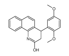 4-(2,5-dimethoxyphenyl)-3,4-dihydro-1H-benzo[h]quinolin-2-one结构式