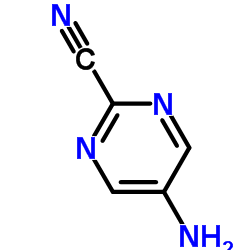 5-Amino-2-pyrimidinecarbonitrile Structure