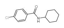 4-氯-N-环己基苯甲酰胺结构式