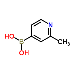 (2-Methyl-4-pyridinyl)boronic acid Structure