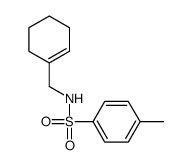 N-(cyclohexen-1-ylmethyl)-4-methylbenzenesulfonamide结构式