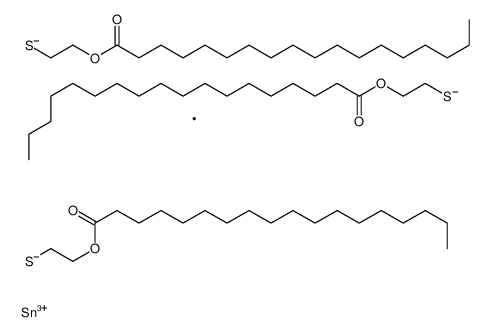 (methylstannylidyne)tris(thioethylene) tristearate结构式