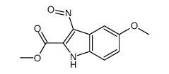 methyl 5-methoxy-3-nitroso-1H-indole-2-carboxylate Structure
